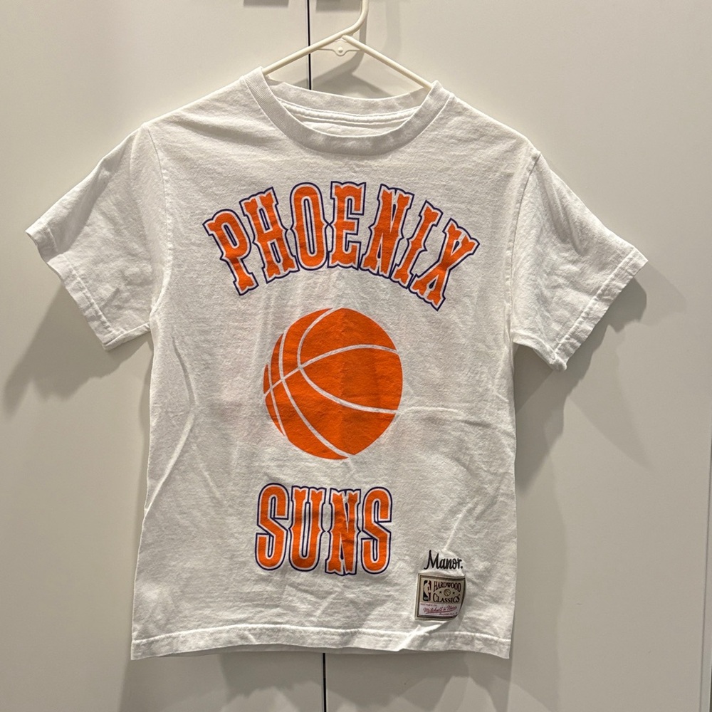 Mitchell & Ness Phoenix Suns Tee - White and Orange